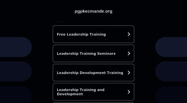 pgpkecmande.org