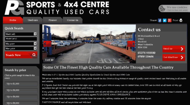 pgsportsand4x4centre.co.uk