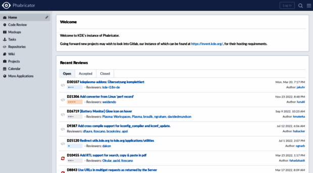 phabricator.kde.org