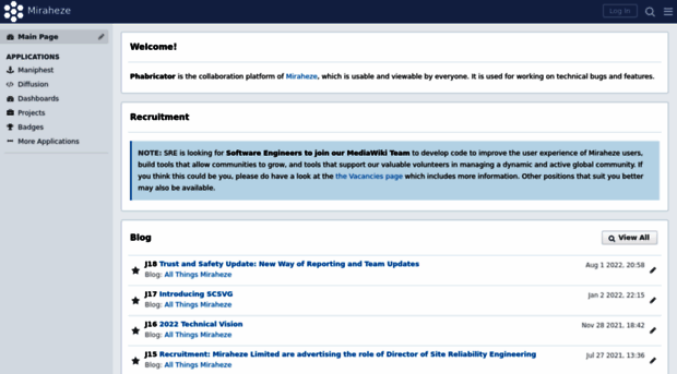 phabricator.miraheze.org
