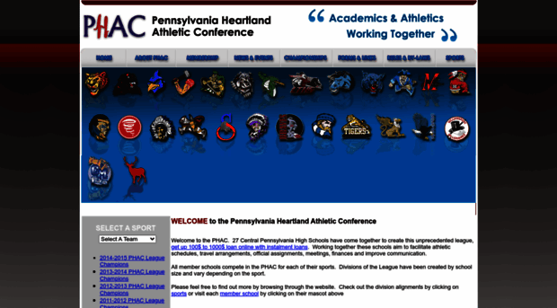 phacathletics.org