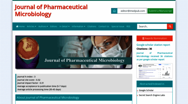 pharmaceutical-microbiology.imedpub.com