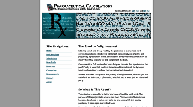 pharmaceuticalcalculations.org