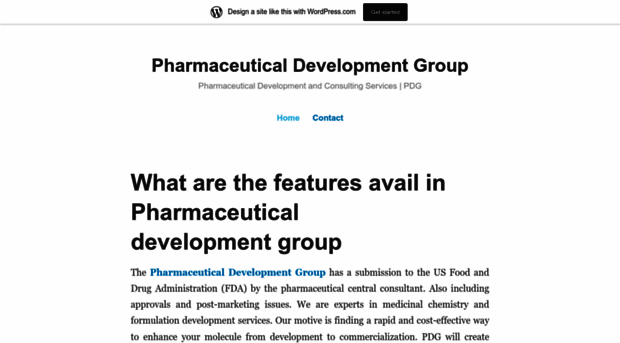 pharmaceuticaldevelopmentgroup.home.blog