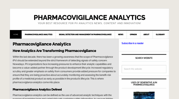 pharmacovigilanceanalytics.com