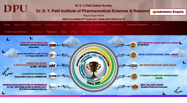 pharmacy.dypvp.edu.in