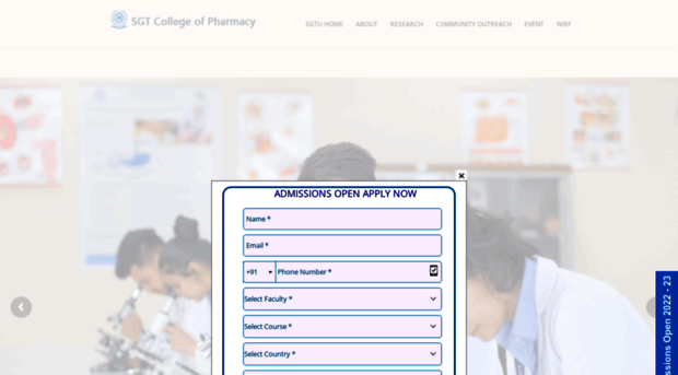 pharmacy.sgtuniversity.ac.in