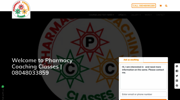 pharmacycoaching.in