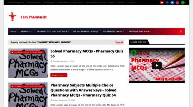 pharmacymcqs.com