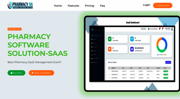 pharmacysaas.ayaantec.com