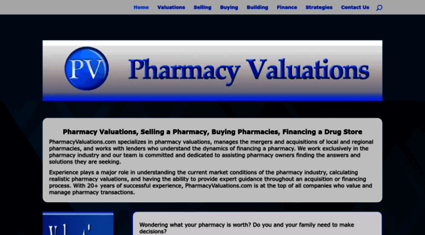 pharmacyvaluations.com