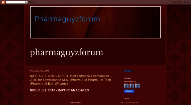 pharmaguyzforum.blogspot.com