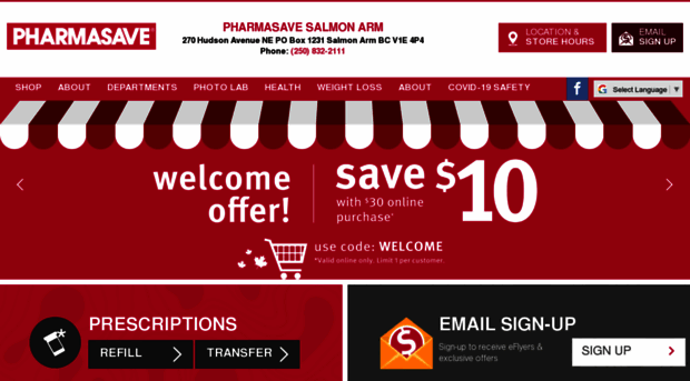 pharmasavesalmonarm.com