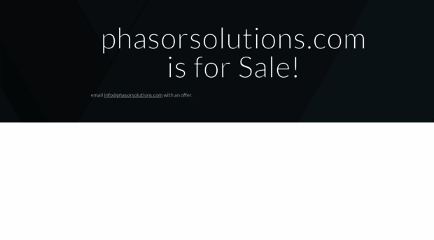 phasorsolutions.com