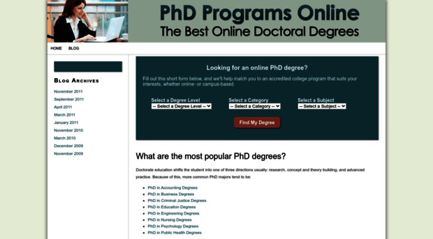 phdprogramsonline.org