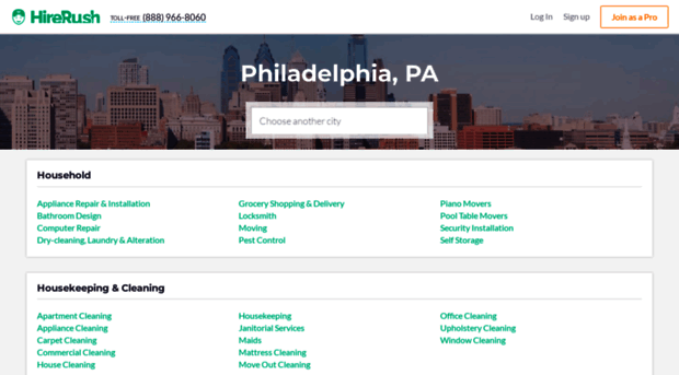 philadelphia.hirerush.com