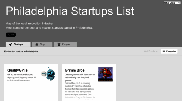 philadelphia.startups-list.com