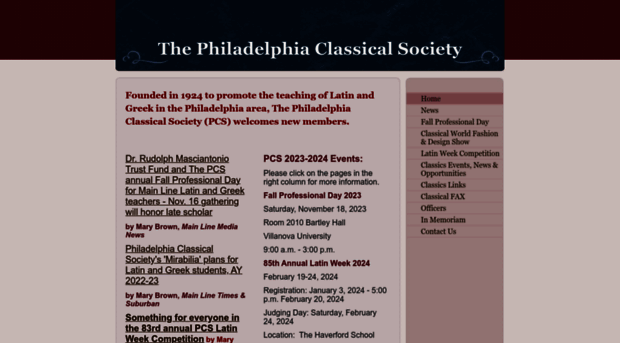 philadelphiaclassicalsociety.org