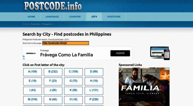 philippines.postcode.info
