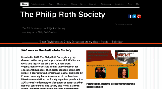 philiprothsociety.org