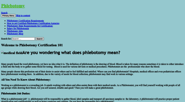 phlebotomycertification101.com