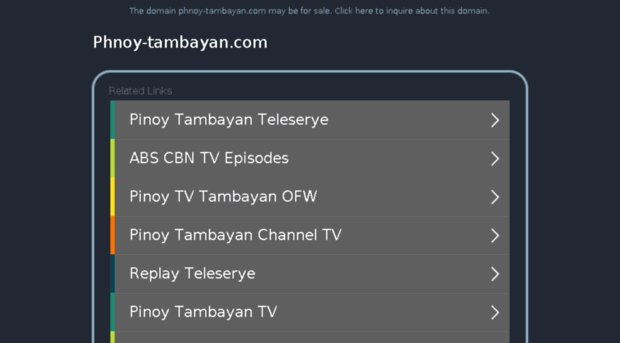 phnoy-tambayan.com