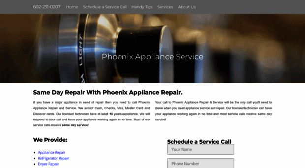 phoenixapplianceservice.com