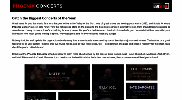 phoenixconcerts.net