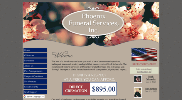 phoenixfuneralservicesinc.com