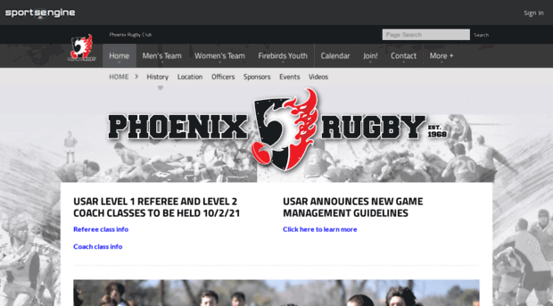 phoenixrugby.com