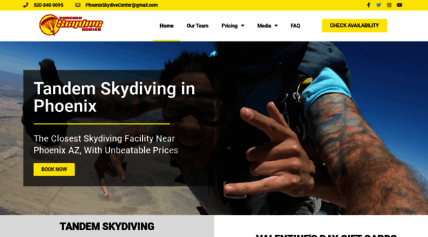 phoenixskydivecenter.com