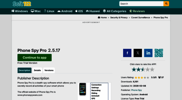 phone-spy-pro.soft112.com