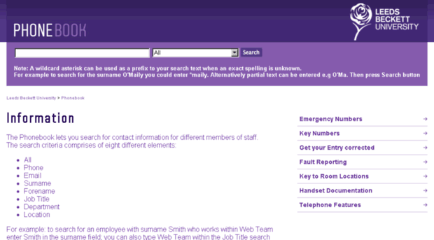 phonebook.leedsbeckett.ac.uk