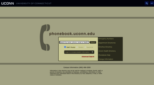 phonebook.uconn.edu