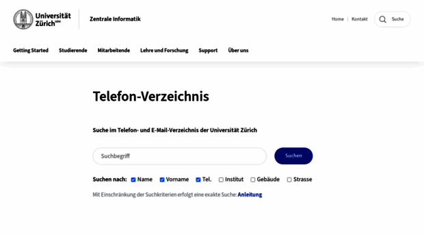 phonebook.uzh.ch