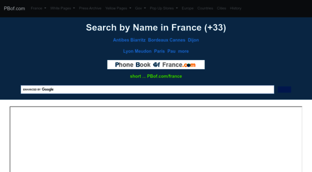 phonebookoffrance.com