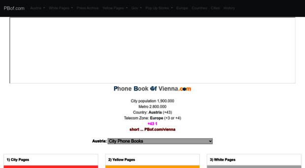 phonebookofvienna.com