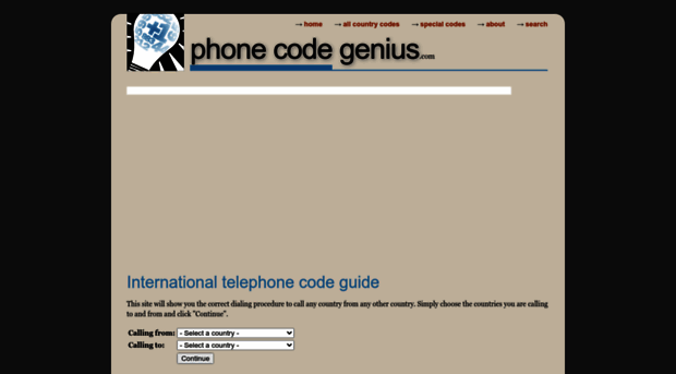 phonecodegenius.com