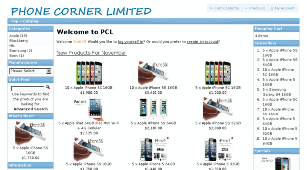 phonecornerlimited.wtcolimited.com