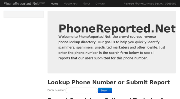 phonereported.net