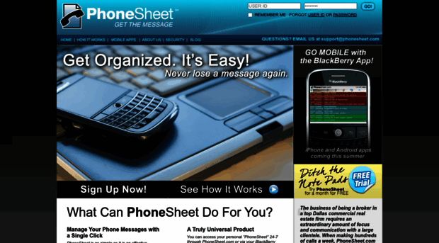 phonesheet.com