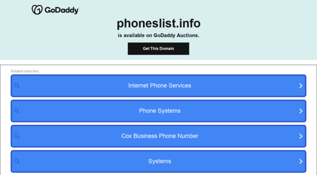 phoneslist.info