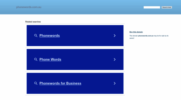phonewords.com.au