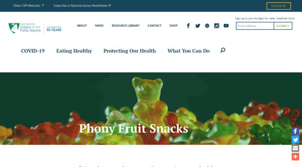 phonyfruitsnacks.com