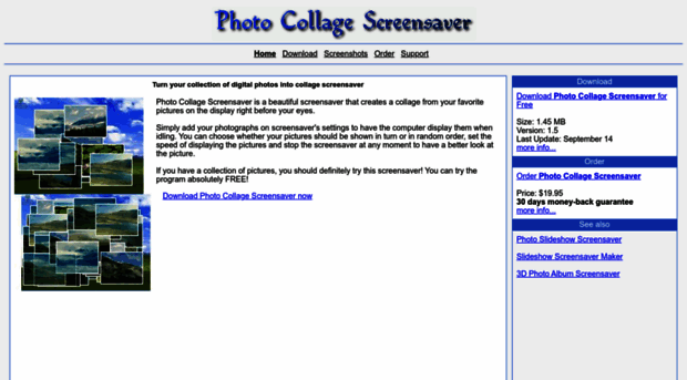 photo-collage-screensaver.com