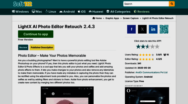 photo-light-pro.soft112.com - LightX AI Photo Editor Retouch... - Photo ...