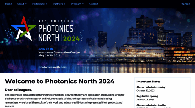 photonicsnorth.com