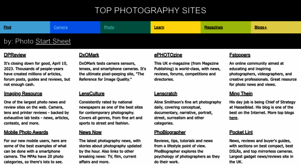 photostartsheet.com