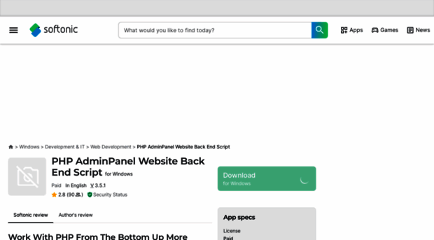 php-adminpanel-website-back-end-script.en.softonic.com