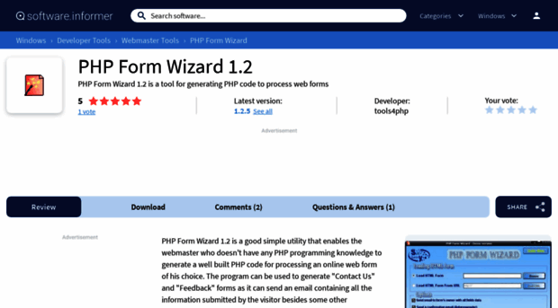 php-form-wizard.software.informer.com